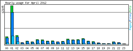 Hourly usage