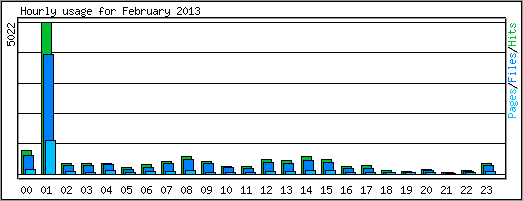 Hourly usage
