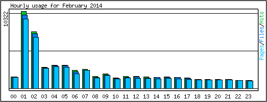 Hourly usage